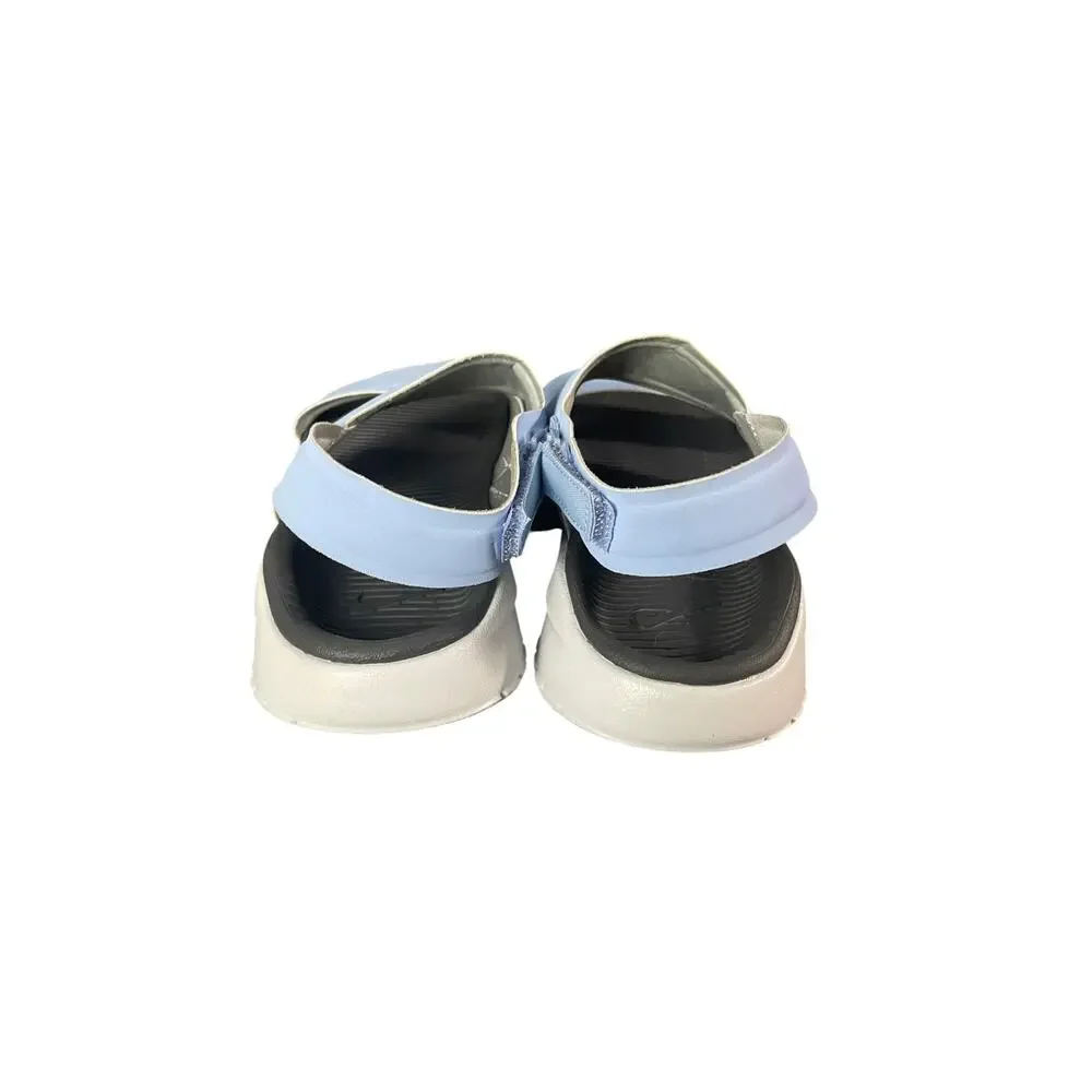 Nike Women’s Tanjun Light Blue/Grey Size-5 Sandals